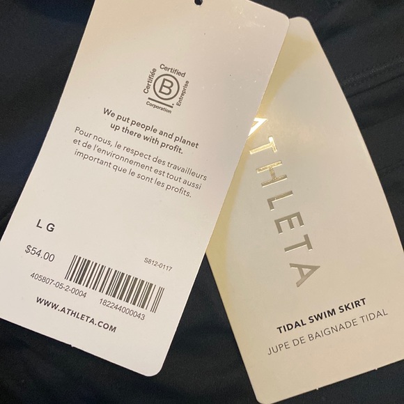 🖤 Athleta Tidal Skirt // Black #405807 - Picture 7 of 9